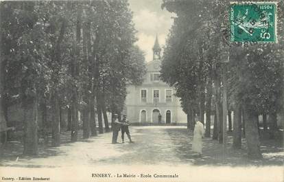 / CPA FRANCE 95 "Ennery, la mairie, école communale"