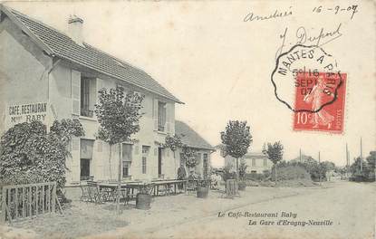 / CPA FRANCE 95 "La Gare d'Eragny Neuville"