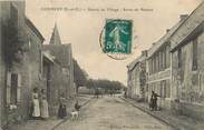 95 Val D'oise / CPA FRANCE 95 "Commeny, entrée du village, route de Mantes"