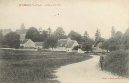 / CPA FRANCE 95 "Chérence, l'entrée du pays"