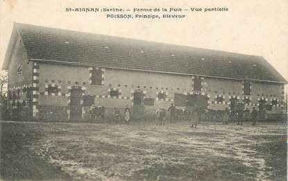 CPA FRANCE 72 "Saint Aignan, Ferme de la Fuie, Eleveur"