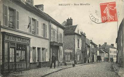 / CPA FRANCE 95 "Belloy, rue Mirville"