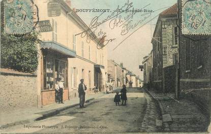 / CPA FRANCE 95 "Bouffémont, la grande rue"'