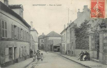 / CPA FRANCE 95 "Bouffémont, rue du Lavoir"