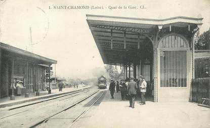 CPA FRANCE 42 "Saint Chamond, quai de la Gare"