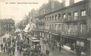 42 Loire CPA FRANCE 42 "Firminy, Place du Breuil et rue Nationale" / TRAMWAY