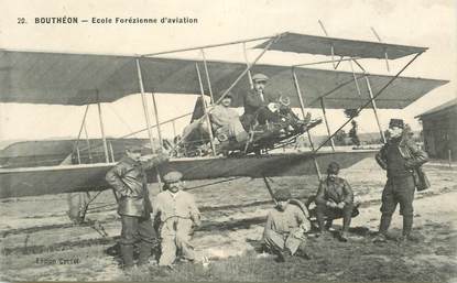 CPA FRANCE 42 "Bouthéon, Ecole Forézienne  d'aviation"