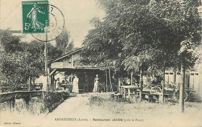 CPA FRANCE 42 "Andrézieux,  restaurant Jacob"