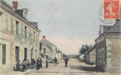 CPA FRANCE 41 "Thézée, route de Saint Aignan, Hotel du Sabot Noir"