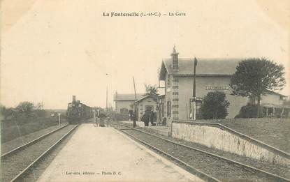CPA FRANCE 41 "La Fontenelle, la gare" / TRAIN