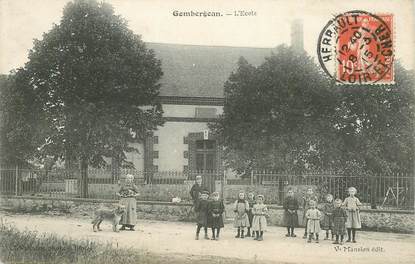 CPA FRANCE 41 "Gombergean, l'Ecole"