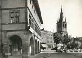 88 Vosge / CPSM FRANCE 88 "Rambervillers, place du 30 septembre, hôtel de ville et église"