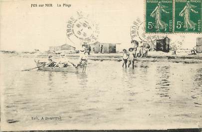 CPA FRANCE 13 "Fos sur Mer, la plage"