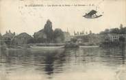 95 Val D'oise / CPA FRANCE 95 "Argenteuil, les bords de la Seine, le Gnome" / AVIATION