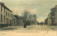 95 Val D'oise / CPA FRANCE 95 "Grisy les Platres, la place"