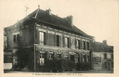 / CPA FRANCE 95 "Grisy les Platres, hôtel de la poste "