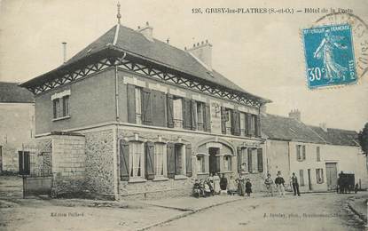 / CPA FRANCE 95 "Grisy les Plâtres, hôtel de la poste"