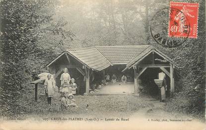 / CPA FRANCE 95 "Grisy les Plâtres, lavoir de Burel"