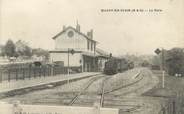 95 Val D'oise / CPA FRANCE 95 "Magny en Vexin, la gare"