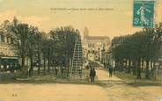 95 Val D'oise / CPA FRANCE 95 "Pontoise, place de la gare et rue Thiers"