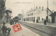 95 Val D'oise / CPA FRANCE 95 "Sannois, intérieur de la gare "