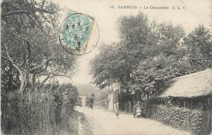 / CPA FRANCE 95 "Sannois, la Chaumière"