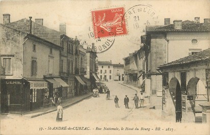 CPA FRANCE 33 "Saint André de Cubzac, rue Nationale"