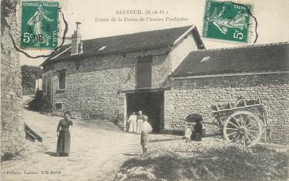 / CPA FRANCE 95 "Santeuil, entrée de la ferme de l'ancien presbytère"