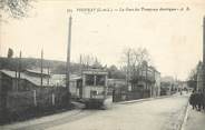 37 Indre Et Loire CPA FRANCE 37 "Vouvray, la gare des Tramways électriques"
