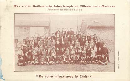 / CPA FRANCE 92 "Villeneuve La Garenne, oeuvre des Goëlands de Saint Joseph"