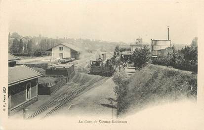 / CPA FRANCE 92 "La gare de Sceaux Robinson"