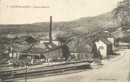 CPA FRANCE 39 "Salins les Bains, scierie Bouvet"