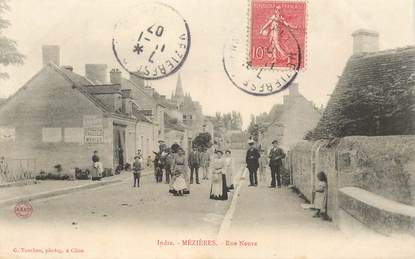 CPA FRANCE 36 "Mézières, rue Neuve"