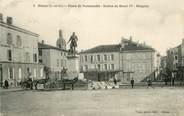 47 Lot Et Garonne CPA FRANCE 47 "Nérac, Place de Normandie, Statue de Henri IV"