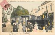 36 Indre CPA FRANCE 36 "Issoudun, le tramway, place de la Poterie"