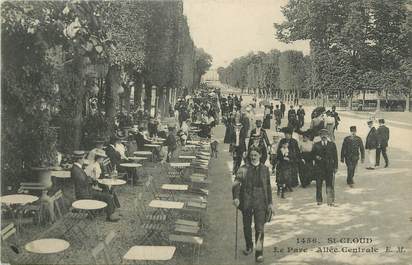 / CPA FRANCE 92 "Saint Cloud, le parc, allée centrale"