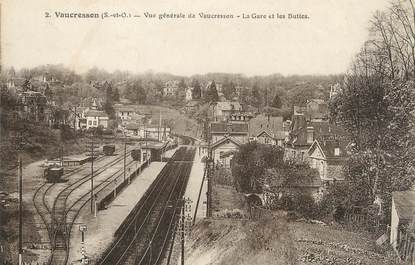/ CPA FRANCE 92 "Vue générale de Vaucresson, la gare"
