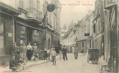 CPA FRANCE 36 "Chatillon, rue Grande"