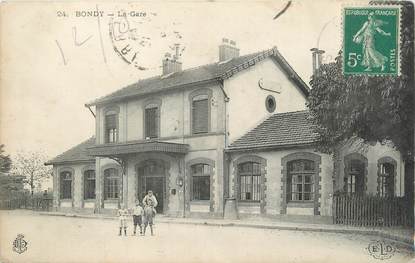 / CPA FRANCE 93 "Bondy, la gare"