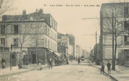 / CPA FRANCE 93 "Les Lilas, rue de Paris"