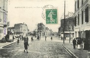 47 Lot Et Garonne CPA FRANCE 47 "Marmande, Place et Faubourg Puygueraud"