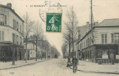 / CPA FRANCE 93 " Le Bourget, av de Drancy "