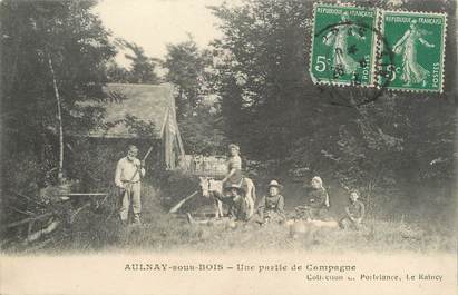 / CPA FRANCE 93 "Aulnay sous Bois, une partie de Campagne"