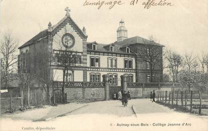 / CPA FRANCE 93 "Aulnay sous Bois, collège Jeanne d'Arc"