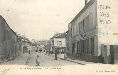 / CPA FRANCE 93 "Aulnay sous Bois, la grande rue"