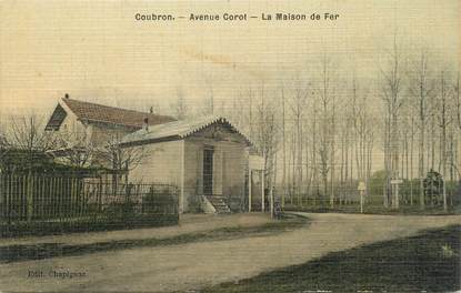 / CPA FRANCE 93 "Coubron, av Corot, la maison de fer"