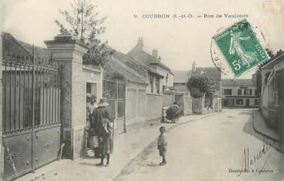 / CPA FRANCE 93 "Coubron, rue de Vaujours"