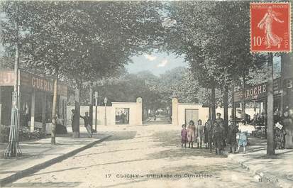 / CPA FRANCE 93 "Clichy, l'entrée du cimetière"