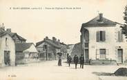 44 Loire Atlantique CPA FRANCE 44 "Saint Géréon, place de l'Eglise et route de Nort"