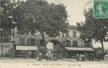 / CPA FRANCE 93 "Pantin, rue de Paris"